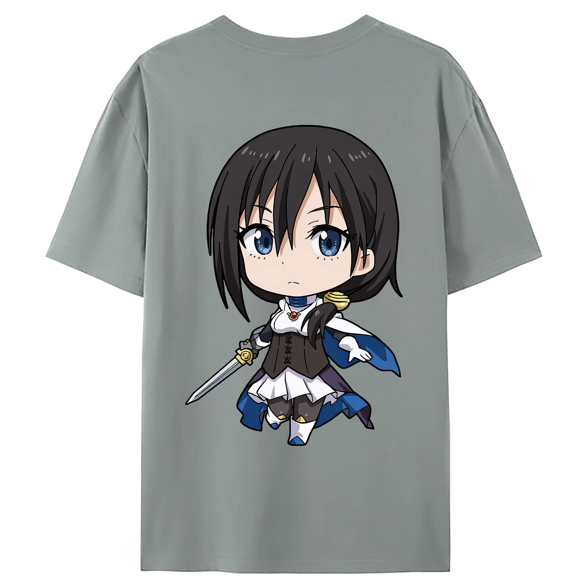 （画像用） 転スラ Regarding Reincarnated to Slime 綿100％ メンズ半袖Tシャツ（バックプリント） 通気性